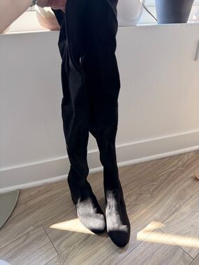 Steve Madden Black Over-the-Knee Boots